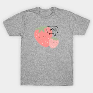 I Love Mom Strawberries T-Shirt